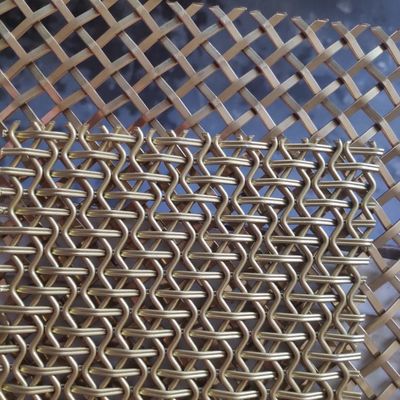 Antiek Messings Architecturaal Staal Mesh For Kitchen Cabinets