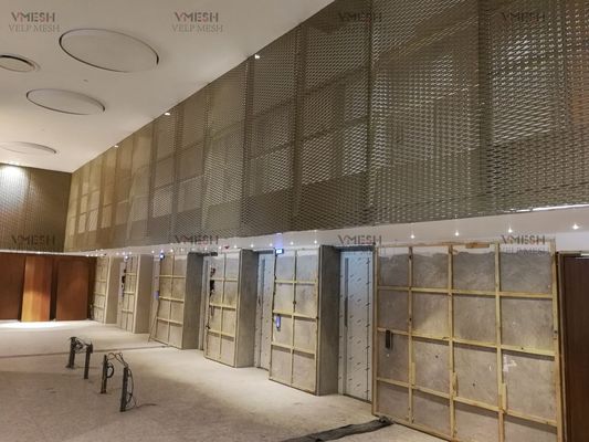 Metalen bouwmaterialen aluminium Strekmetaal gevelbekleding gevels