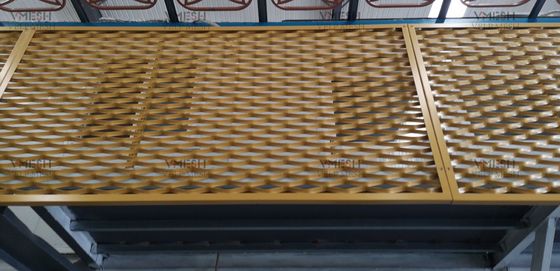 1.5mm 2mm Aluminium Uitgebreid Metaal Mesh Ceiling Customized Services