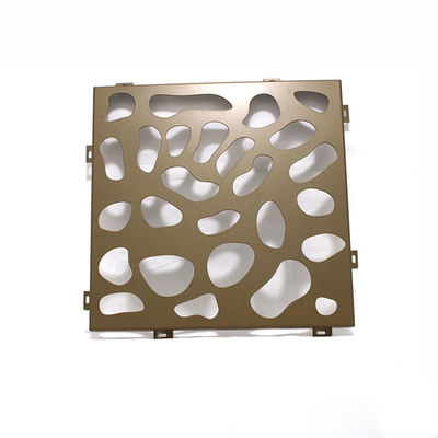 Binnen Architecturale Decoratieve PVDF Geperforeerde Metaalvoorgevels 1500x2500mm