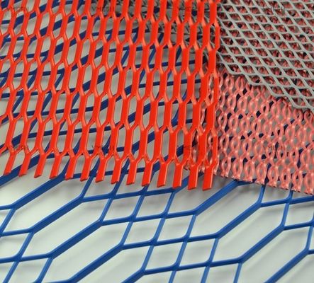 Buiten Aangepast de Muur Decoratief Aluminium Uitgebreid Metaal van PVDF