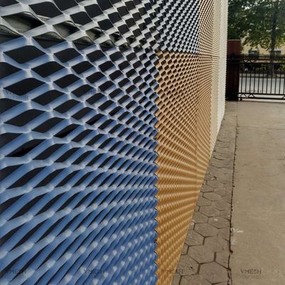 0.52mm Diktealuminium Uitgebreid Metaal Mesh For Decoration