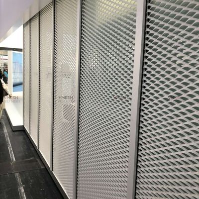 De bouw van Plafondsaluminium Uitgebreide Draad Mesh Facade Screen Building Material