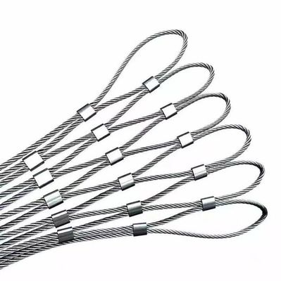Het flexibele van het de Kabelroestvrije staal van Metalen kapinox van de de Draadkabel Netwerk SS 304 316