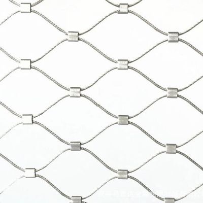 De flexibele 304 Kabel van de Roestvrij staaldraad Mesh Safety Fencing For Zoo