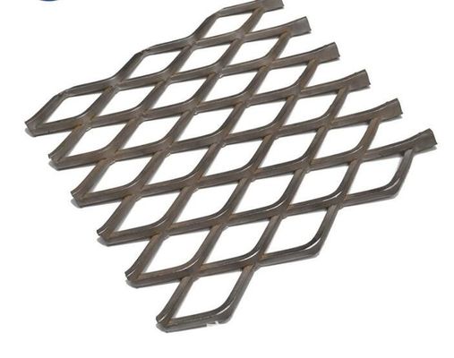 Op maat gemaakte 4 mm uitgebreide mesh panelen gevel bekleding decoratief aluminium