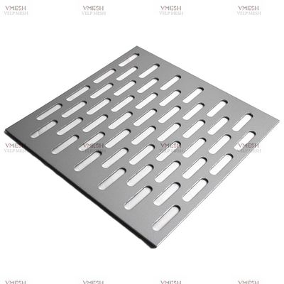 Het binnenlandse en Buiten Langwerpige Ingelaste Geperforeerde Aangepaste Metaal van het Decoratiealuminium