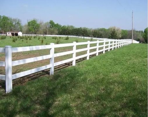 Pvc-Paardpaddock Gelaste Draad Mesh Fence 3 het Witte Vinyl van de Sporenboerderij