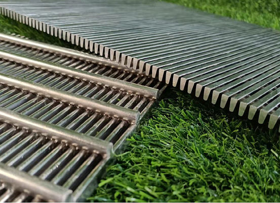 Ss 304 0,2 mm Johnson Vee Wire Screen Gesweisd
