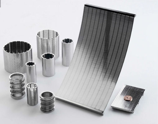 Gepersonaliseerde Johnson Wedge Draad Schermen V-vormige Wrapped Slot Pipe Filter