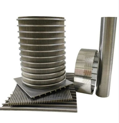 Lange levensduur Wedge Wire Screen Ss 304 Flat