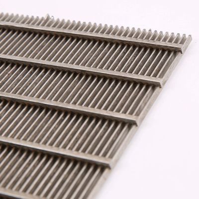 Stainless Steel Wedge Wire Screen Panel Johnson Type Voor de mijnbouw