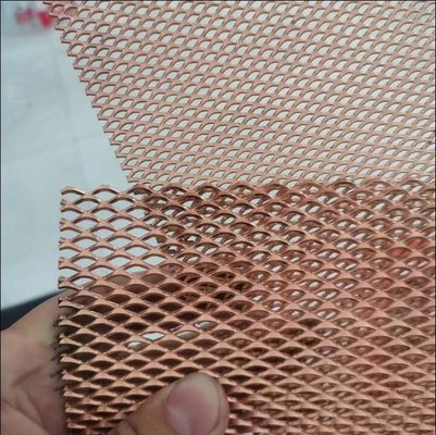 Laag weerstand 99,96% Puur koper uitgebreid mesh voor batterij