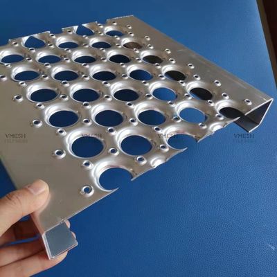 Aluminium Ronde gat Perf O Grip Veiligheidsrooster Voor Voetpad Platform