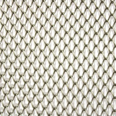 Decoratief aluminium metalen gaas Gordijnketen Drapery Metalen spoel gaas