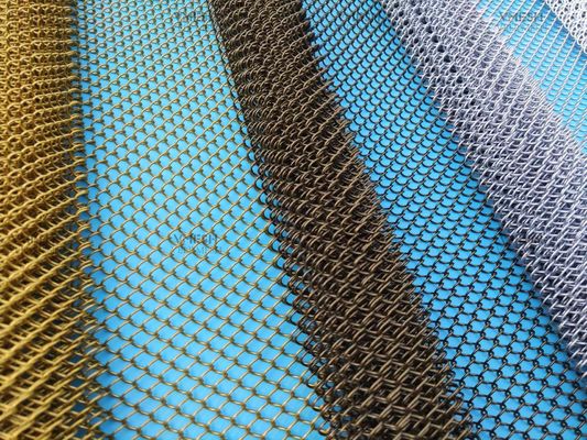 Kleurrijke architectonische mesh metalen mesh keten schakel gordijn