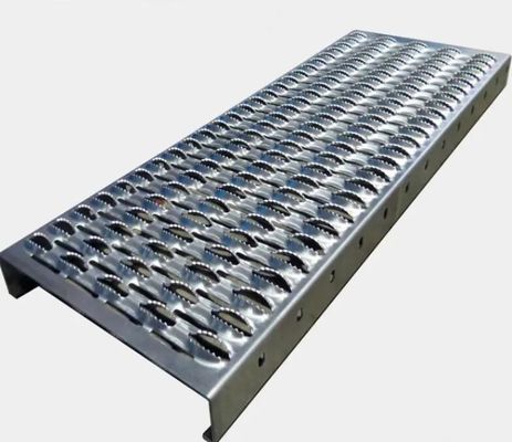 Aluminium Roestvrijstalen Veiligheidsrooster Traptreden 1-4m Lengte