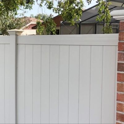 American Style Vinyl Privacy hek 6x8ft Voor Yard En Huis Muur