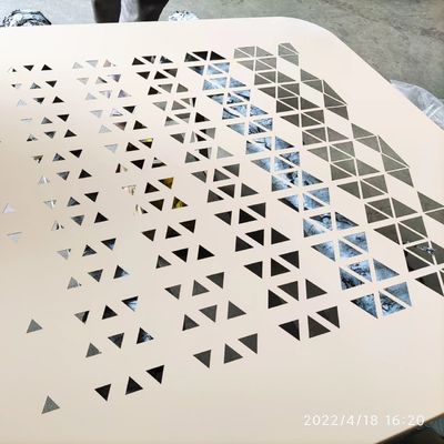 Op maat gemaakte geperforeerde metalen plaat van roestvrij staal voor gebouwgevels