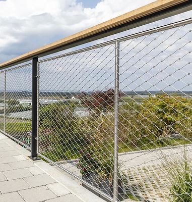 Flexibel kabelnet RVS draadkabel gaas balustrade net leuning beschermend touwgaas