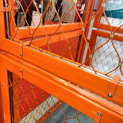 Roestvrijstalen staalkabelnet voor sportstadion isolatie balstopnet