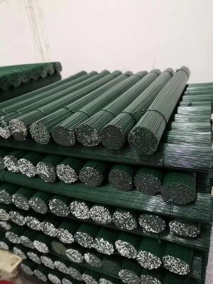 18 Gauge Bloemen Draad Groen Steel Groen Wit Bloemen Draad voor Kunstbloemen