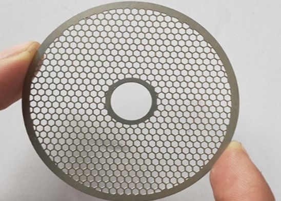 Precisieelektronika Geperforeerd Metaal Mesh Ultra Fine 0.04mm Gat