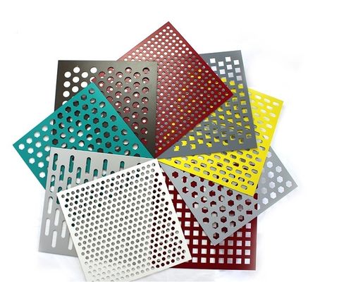 Architecturale PVDF-Grootte 1500*2500mm Geperforeerd Metaal Mesh Sheet