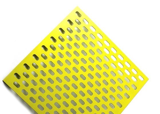 Op maat gemaakte 0,3 mm aluminium geperforeerd paneel Ronde gat Vierkante gat Slotted gat