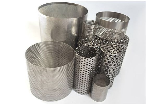 Buis van Mesh Galvanized Anodized Perforated Filter van het Velp de Cilinder Geperforeerde Metaal