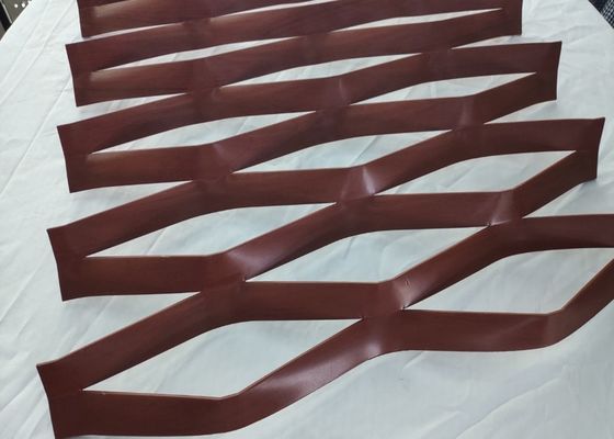 Netwerk 5.5mm van het Akzonobelpvdf Uitgebreid Metaal 6.0mm Muurbekleding Geventileerde Voorgevels