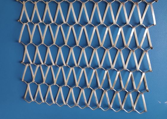 Van het het Weefselmetaal van SS304 Sprial de Transportbandnetwerk 12mm 36.5mm Spiraalvormige Hoogte