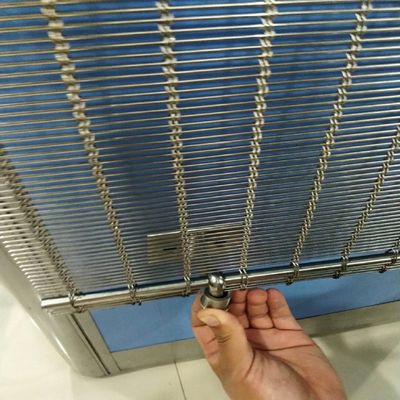 Decoratief Blad Architecturaal Metaal Mesh Brass Lock Crimped