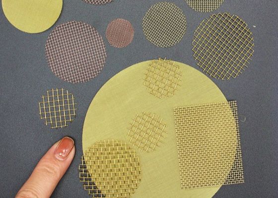 Het niet-magnetische Geweven ultra Fijne Scherm Mesh For Filtering van H65 Messing