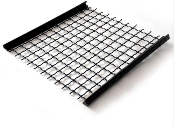 V Haak 2mm het 3mm Geplooide Geweven trillende Scherm van Draadmesh for stone sieve
