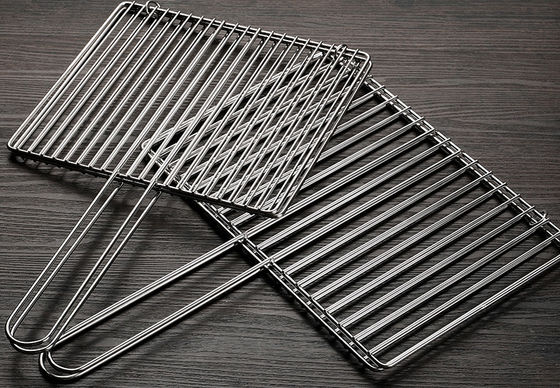 Vouwend de Barbecue die van het Roestbewijs de Barbecue Netto Mesh For Fish roosteren van het Mandroestvrije staal