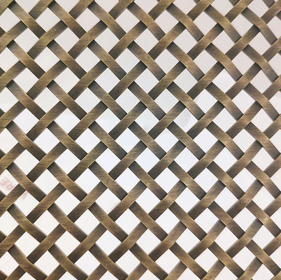 De anticorrosieve Architecturale Draad van Messingsmesh round wire and flat snijdt