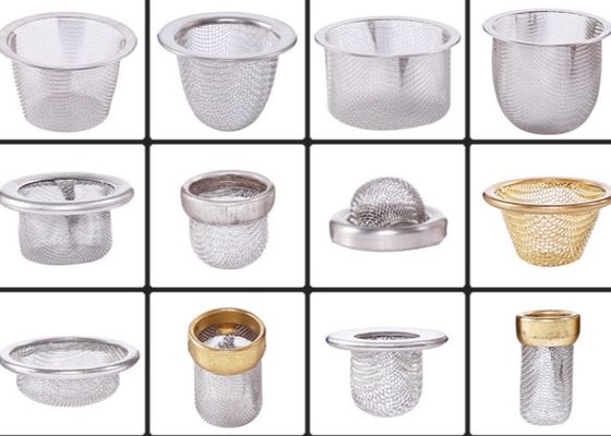 SS304 316L die 45mm Dia Stainless Steel Mesh Strainer de Vorm van Tabacco GLB voor Waterpijp filtreren