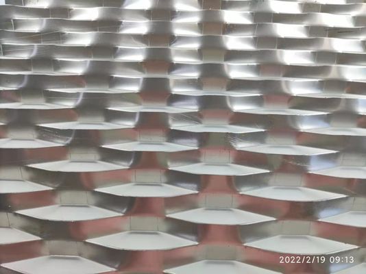 Het grote Diamond Hole Expanded Metal Mesh-Poeder bedekte 1.5x3m met een laag