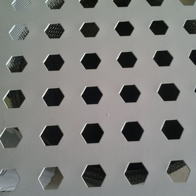 Decoratienetwerk 1000x2000mm Geperforeerde Aluminiumcomités 0.3mm Dikte