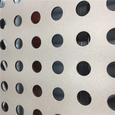 PVC-gecoat geperforeerde aluminium plaat voor interieurdecoratie