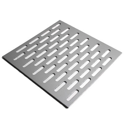 Het staal laste Verlengd Gaten Geperforeerd Metaal Mesh Panel With Round Ends in