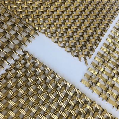 Het antieke Brons Geweven Draadscherm Mesh For Building Facade Decoration