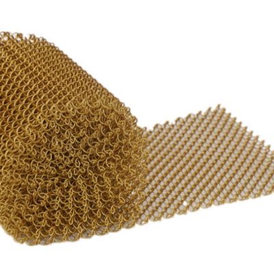 Architektonische draperies van aluminium mesh coil voor scheidingsgordijnen