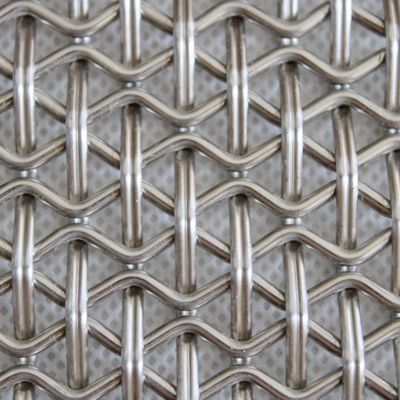 Het roestvrije staal galvaniseerde Vierkante Geweven Draad Mesh Crimped
